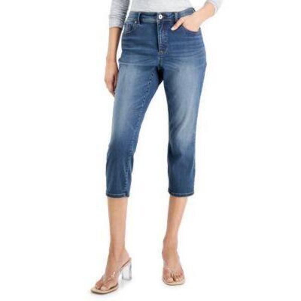 NWT INC International Concepts Skinny Crop Gray 4